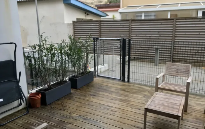 16 square meters terrace